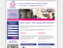 Tablet Screenshot of easylocationlets.co.uk